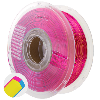 Filamento PLA seta tricolore 1.75mm 1000g-Leggi tutto