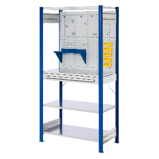 Steckregal 2000x1000x500mm enzianblau-Beschreibung lesen