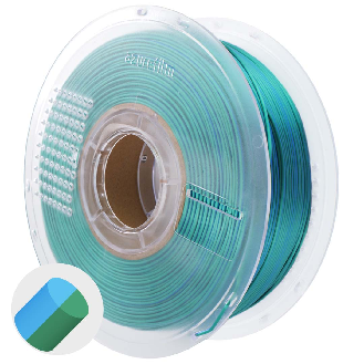Filamento PLA seta bicolore 1.75mm 1000g-Leggi tutto