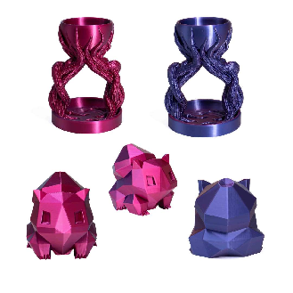 Filamento PLA Silk Dual Color 1.75mm 1000g-Leggi tutto