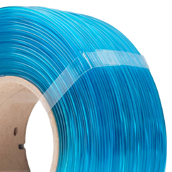 Filamento PETG 1.75mm Trasparente Blu-Leggi tutto
