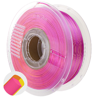 Filamento PLA seta tricolore 1.75mm 1000g-Leggi tutto