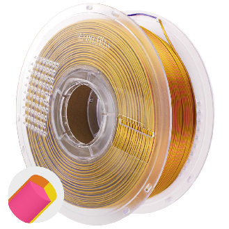 Filamento PLA seta tricolore 1.75mm 1000g-Leggi tutto