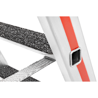 Stehleiter 2x4 Stufen mit R13-Beschichtung-Beschreibung lesen
