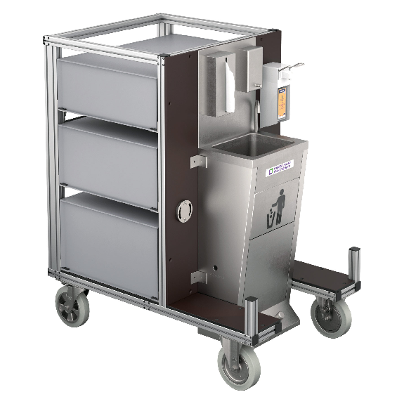 Rollcontainer für Hygiene 1200x800mm-Beschreibung lesen