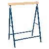 Metall-Klappbock mit Holzauflage, Tragkraft 100 kg
