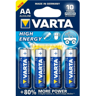 Lot de 4 piles LR06 Alkaline Varta-Lire la description