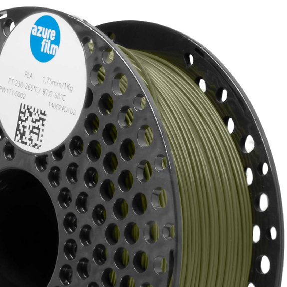 Filamento PLA opaco verde militare 1.75mm 1000g-Leggi tutto