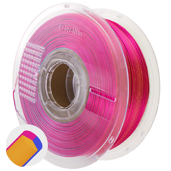 Filamento PLA seta tricolore 1.75mm 1000g-Leggi tutto