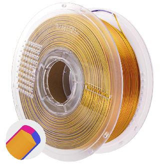 Filamento PLA seta tricolore 1.75mm 1000g-Leggi tutto