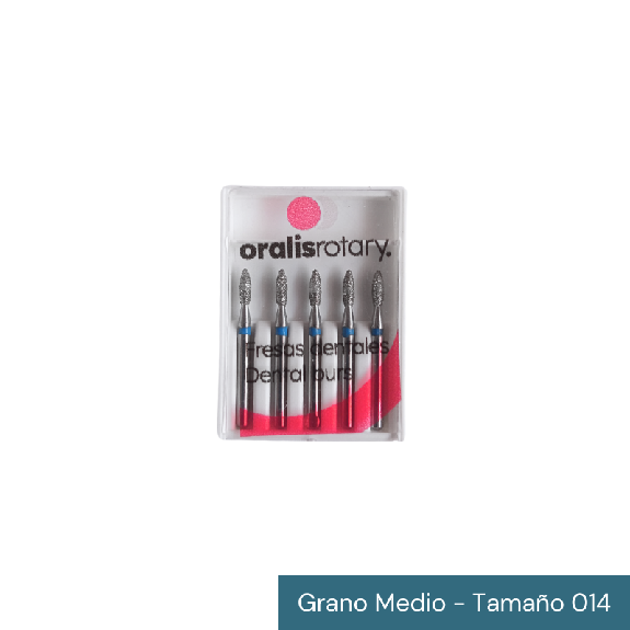 Fresas dentales diamantadas para turbina FG-Leer más