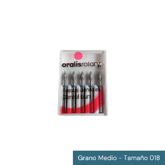 Fresas dentales diamantadas para turbina FG-Leer más