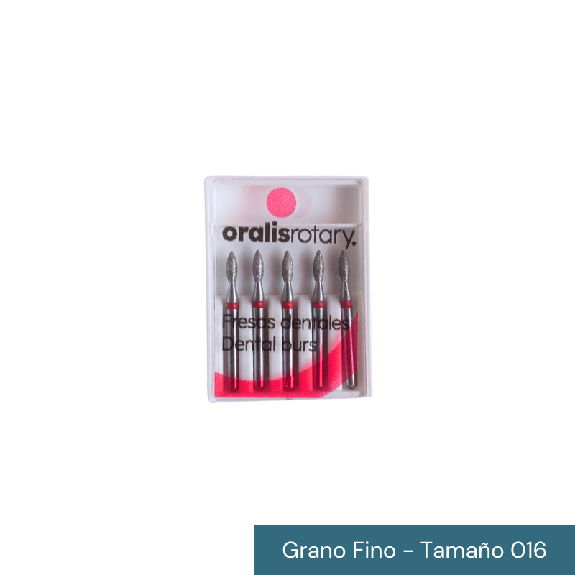 Fresas dentales diamantadas para turbina FG-Leer más