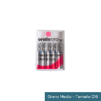 Fresas dentales diamantadas para turbina FG-Leer más