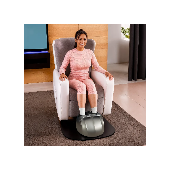 Appareil de massage des pieds avec vibromassage et réflexologie-Lire la description