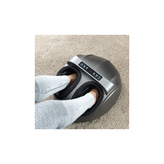 Appareil de massage des pieds avec vibromassage et réflexologie-Lire la description