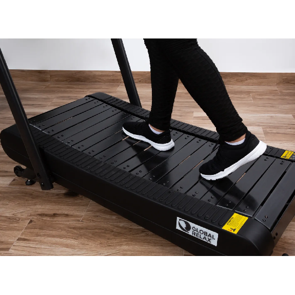 Tapis de course manuel compact avec panneau de contrôle LED-Lire la description