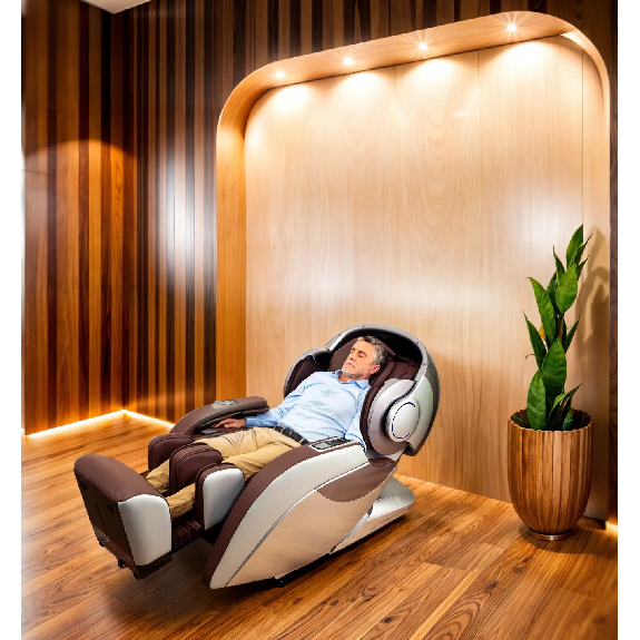 Fauteuil de massage 4D avec thérapie thermique et aromathérapie-Lire la description