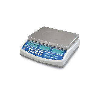 Balanza cuenta piezas con pantalla LCD y plato de acero inoxidable-Leer más