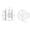 Kupplungs-Brems-Einheit elektromagnetisch Ø20H7 Kupplungs-Brems-Einheit elektromagnetisch Ø20H7