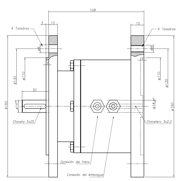Elektromagnetische Kupplung-Bremse Größe 0,6 Elektromagnetische Kupplung-Bremse Größe 0,6-Beschreibung lesen