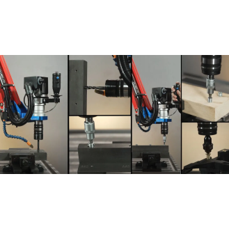 Gewindeschneidmaschine mit Schwenkarm M3-M12 und CNC-Steuerung-Beschreibung lesen