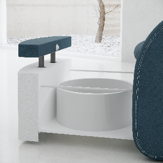 Fauteuil de pédicure avec appuie-tête réglable-Lire la description
