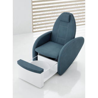 Fauteuil de pédicure avec appuie-tête réglable-Lire la description