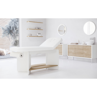 Table de massage fixe en mélaminé-Lire la description