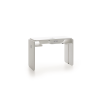 Table de manucure en mélaminé blanc