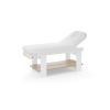 Table de massage fixe avec finition blanc mat