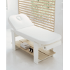 Table de massage fixe avec finition blanc mat