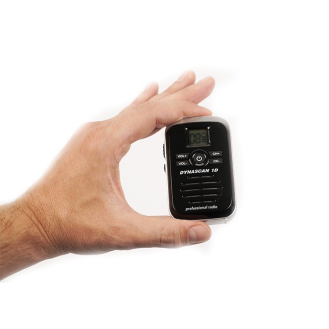 Mini talkie-walkie professionnel noir-Lire la description