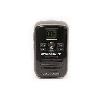 Mini talkie-walkie professionnel noir-Lire la description