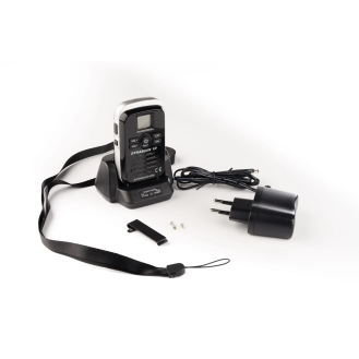 Mini talkie-walkie professionnel noir-Lire la description