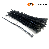 Colliers de serrage noirs 100mm x 2.5mm - Par 1000 Colliers de serrage noirs 100mm x 2.5mm - Par 1000