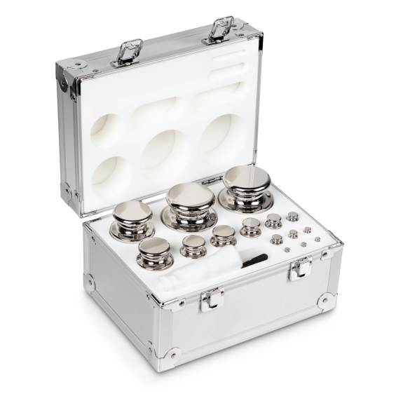 Jeu de poids de précision en inox Class-OIML E2-Lire la description