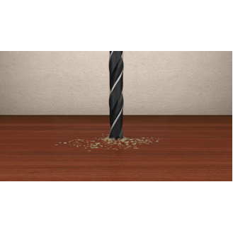 Meche bois trois pointes MBH 1 x 6,0 mm, FIS536574-Lire la description