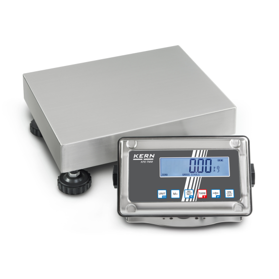 Balance plateforme avec afficheur inox-Lire la description