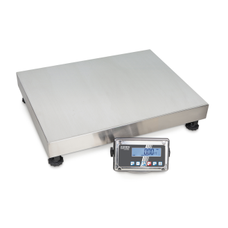 Balance plateforme avec afficheur en inox SFE 300K-1LNM-Lire la description