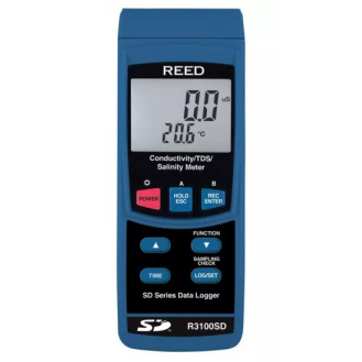 Indicateur de conductivité/MDT/salinité R3100SD avec enregistrement de données-Lire la description
