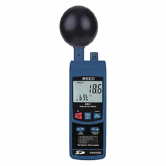Compteur de contrainte thermique R6250SD avec enregistrement de données Compteur de contrainte thermique R6250SD avec enregistrement de données-Lire la description