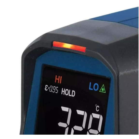 Thermomètre infrarouge 50:1, 2282°F (1250°C)-Lire la description