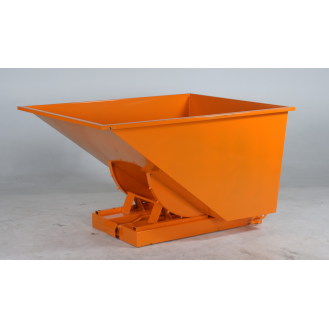 Benne auto-basculante pour manutention et tri des déchets-Lire la description