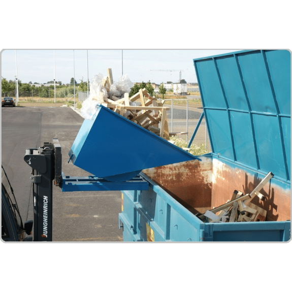 Benne auto-basculante renforcée pour manutention-Lire la description