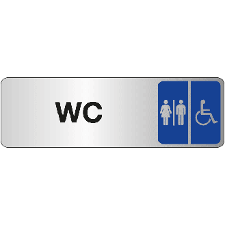 Pictogramme WC Mixtes PMR-Lire la description
