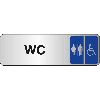 Pictogramme WC Mixtes PMR