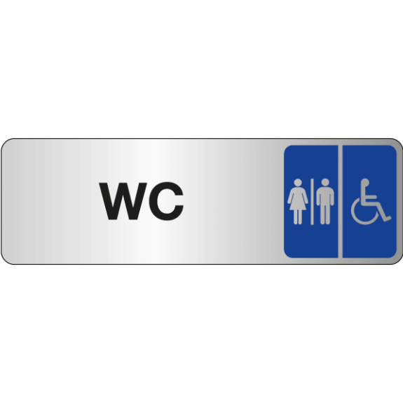 Pictogramme WC Mixtes PMR-Lire la description
