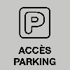Étiquette Gravée Accès Parking