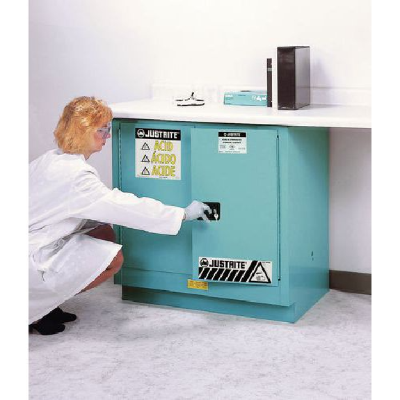 Armoire de sécurité pour produits corrosifs Armoire de sécurité pour produits corrosifs-Lire la description